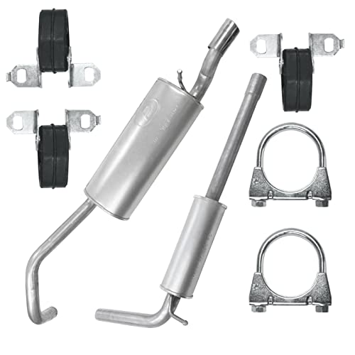 Polmo Schalldämpferset Auspuffanlage Auspuff für VW Polo 5 V 6R Schrägheck 1.4