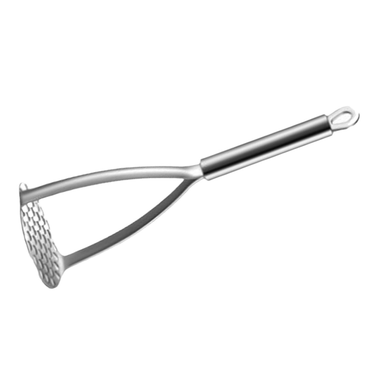 OFFSCH Reusable Stainless Steel Potato Press Heavy Duty Vegetable Masher for Effortless Mashing Home Kitchens Restaurants and More Easy to Clean and Operate