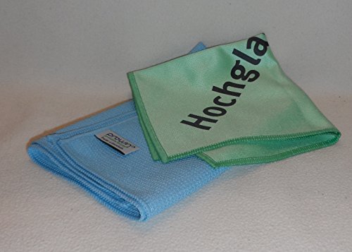 ProWin Hochglanzzauber & Glanz- und Poliertuch 45 cm x 40 cm