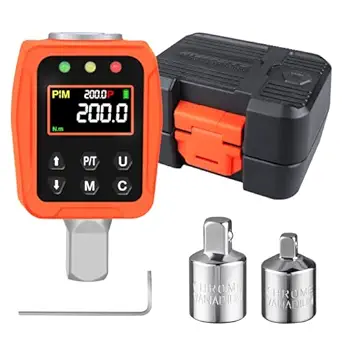ATsafepro Digital Torque Adapter – 7-147 ft-lb, Converts 1/2