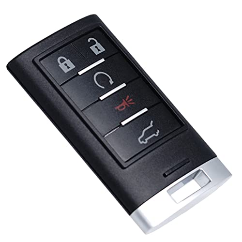 SUPALAND Key Fob Replacement Fits for Cadillac SRX 2010 2011 2012 2013 2014 2015 ATS XTS 2013-2014 ELR Push Start Button Smart Proximity Keyless Entry Remote Control NBG009768T 22865375 5 BTN by SUPALAND - Image 7