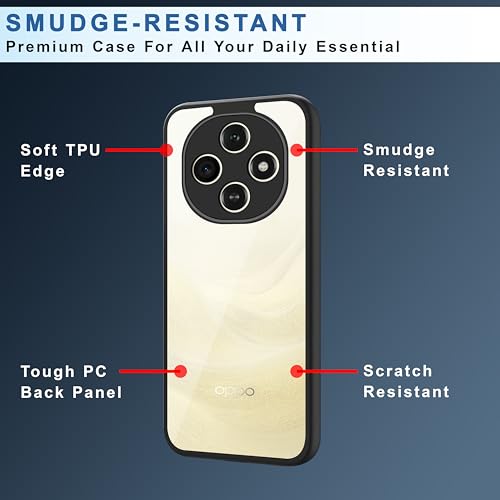Image of CEDO Backcover for Oppo F31 Pro (5G) | Camera Protection Bump Shockproof Edge | Ultra Hybrid Transparent Acrylic Clear TPU+PC Hard Backcase Cover (Black)