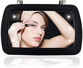 Sun Visor Mirror Clip on,Silence Shopping Car Makeup Vanity Mirror Car Sun Visor