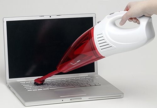 Bestron Aspirateur à main sans fil, Pour surfaces humides et sèches, Capacité : 450 ml, 25 W, Rouge/Blanc - Image 6
