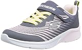 Skechers 302349l Ccmt Sneaker, Anthrazit mit glitzernden Netzstoffen, 34 EU
