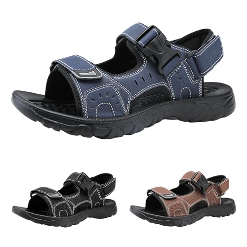 Sandales d'extérieur homme en cuir idéales pour le trekking