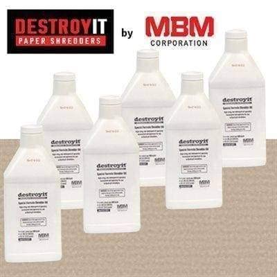 Mbm Destroyit Paper Shredder Oil (6 X 1 Quart) - Ced216 #TOP3