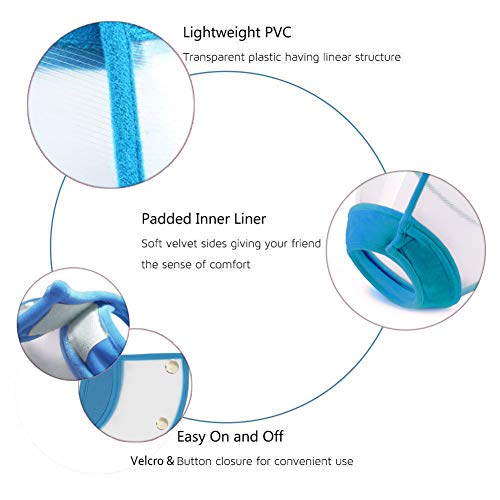 IN HAND Coleira ajustável para recuperação de animais de estimação, cone de gato, produto patenteado