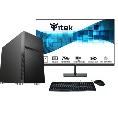 Modello Cabinet ITEK EXENT EVO Colore NERO con 2 USB 2.0 e 1 - 3.0 - Alimentatore 500 Watt