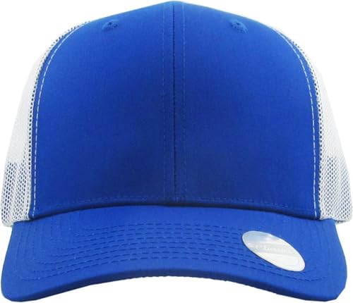Image of Classic 6 Panel Cotton Twill Mesh Trucker Cap Hat Adjustable Snapback Hat