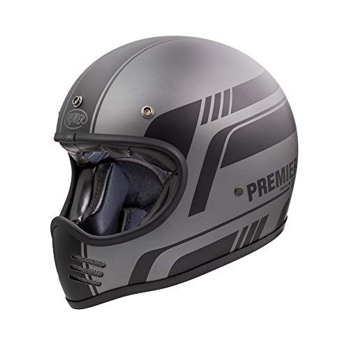Image of Premier HELMET MX BL 17 BM,GREY/BLACK,L
