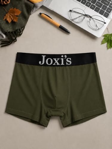 Image of Joxi's Men's Comfortable Cotton Blend Trunks Pack of 3 | Soft Stretch Material | Breathable Everyday Wear