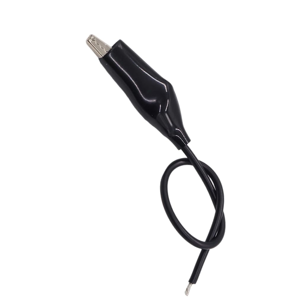 Shinycome Alligators Clip Electrical,Test Leads with Alligators Clip, Stamping Jumpers Wire for Electrical Testing,Experiment
