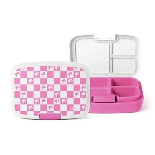 Image of Simple Modern Mattel Barbie Porter Bento Lunch Box | BPA Free, Leak-Resistant, Dishwasher Safe | Lunch Container for Girls, Boys, Toddlers, Kids | 3 Compartments, Barbie Checkmate