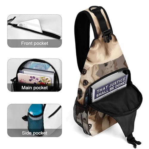 Mochila deportiva tipo bandolera para senderismo y uso casual miniatura 4