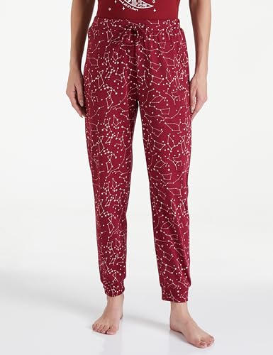 Image of Amazon Brand - Symbol Women Cotton T-Shirt and Jogger Night Suit | Two Piece Set| Regular Fit (Available in Plus Sizes)