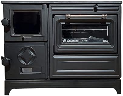 Cast Iron Stove with Oven | Cast Iron Fireplace | Baking Stove Cooker Stove Warming Stove | Tiny House Stove Cabin Stove (Cast Iron Cooker Stove)