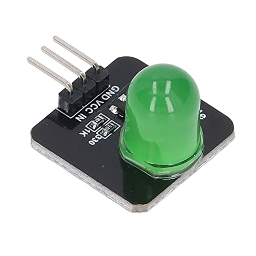 10 Moduli LED 10 Mm 3.3 V-5 V Modulo Luminoso Decorativo Lampadina a Chip per Lavagna Luminosa MRB050B verde