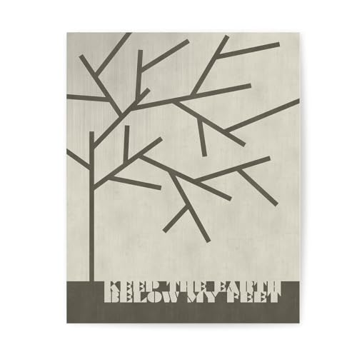 Below My Feet - Song Lyrics Wall Art, Music Band Poster Room Decor