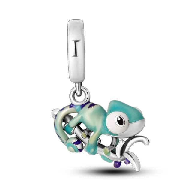 Abalorio de camaleón como regalo especial para dueños de mascotas 1