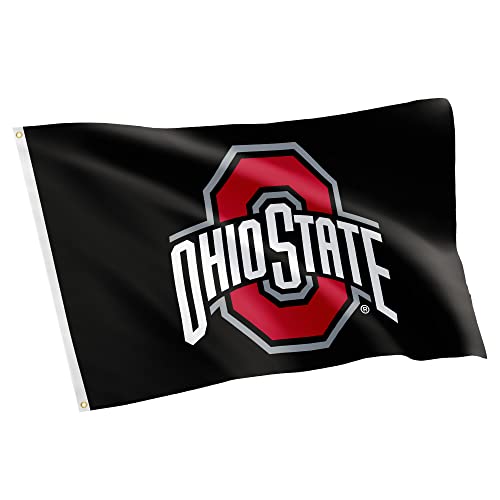 Desert Cactus Ohio State University OSU Flag - 3 x 5 Feet Buckeyes Banner Indoor/Outdoor Durable Fabric 100% Polyester Design (Style 10)