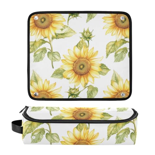 Bolso organizador para herramientas de cabello con protector térmico miniatura 3