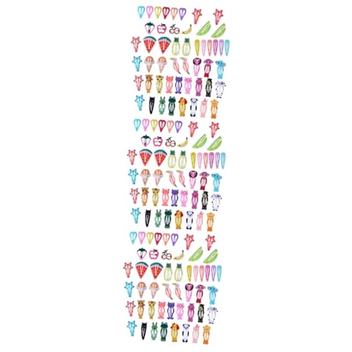 Clips à cheveux pour coiffer toutes les mèches à l'école, barrettes fruits et animaux