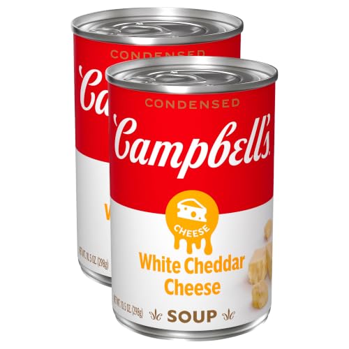 Campbell's Condensed White Cheddar Cheese Soup, 10.5 oz Can (Pack of 2)