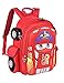 QWZY Kid Toddler Boys Girls Backpack Waterproof Cartoon Truck Car Child Snack School Bag Kindergarten Backpack (Red)