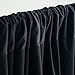 10 ft x 10 ft Black Polyester Photography Backdrop Drapes Curtains Panels - Wedding Decorations Home Party Reception Supplies