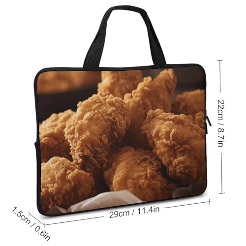 Sacoche ordinateur portable poulet frit housse tablette imperméable durable - 2