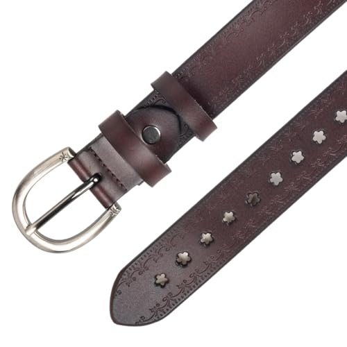 XuoAz Hollow Flower Leather Belt