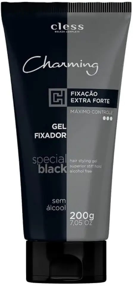 Cless - Gel Fixador Charming 200Ml Black