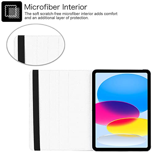 KONDUWANA 10.9 Inch iPad 10th Generation Case 2022, White - Image 3