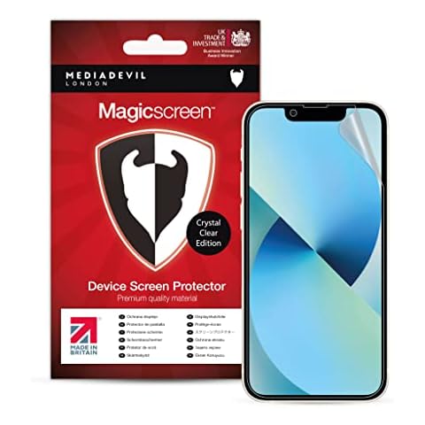 MediaDevil Screen Protector for iPhone 13 and iPhone 13 Pro (6.1") - Ultra-Tough, Glass-Free Edition (2-Pack) Cover