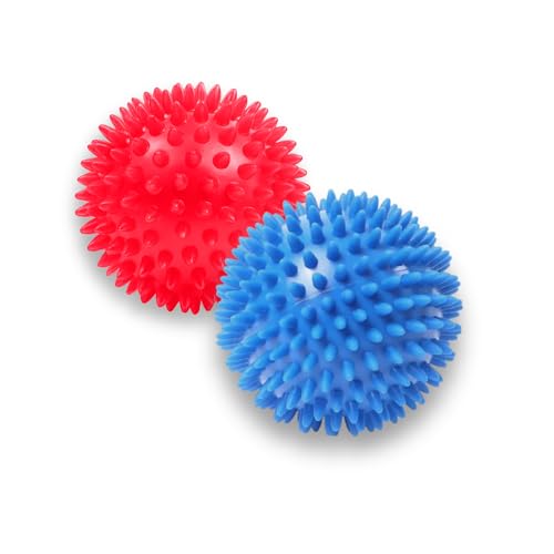 Argentia Set 2 Palline Massaggio Piedi Antiscivolo Semirigide, Pallina Massaggiatore Muscolare Tutto Il Corpo