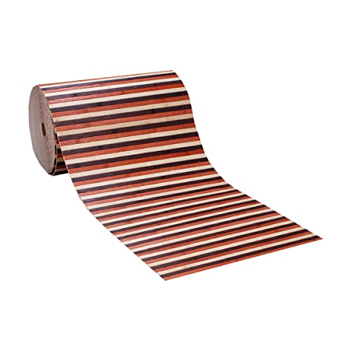 SaRani Alfombra para carril de cocina, bambú retro, antideslizante, goma, varios colores (Degradé marrón, 300 x 50 cm)