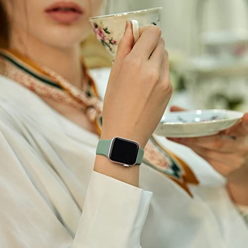 Image of Tobfit 3-Pack Strap Compatible with Apple Watch Series 10 /9 /8 /7 /6 /5 /4 /3 /2 /1 /SE 1 2 - 38mm /40mm /41mm /42mm /44mm /45mm /49mm Replacement Band for Men & Women (Smartwatch Not Included)
