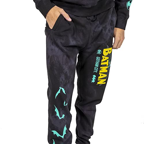 Bioworld Batman Gotham City Black Wash Men's Hoodie & Jogger Set3