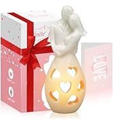 Wedding Gifts for Couples Unique 2022, Infinity Love Candle Holder Statue LED Candle Flickering, ...