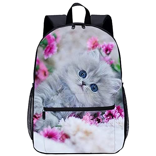 Sac à dos de mode chat ergonomique contre le mal de dos ado adulte