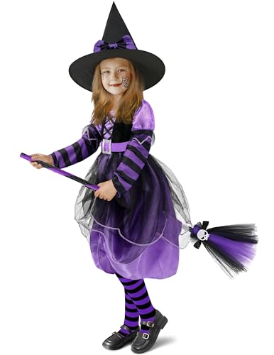 Disfraz de Bruja para Niñas 7-9 Años miniatura 2