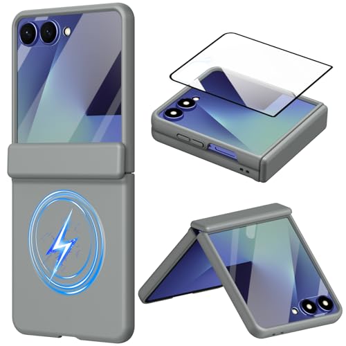 Étui magnétique en silicone pour Samsung Z Flip 7 idéal au quotidien