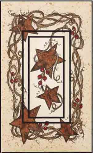 SwitchStix Rusty Stars Single Rocker Peel and Stick Switch Plate Cover Décor