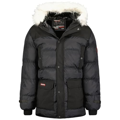 Geographical Norway Dalibor Men Parka de Hombre, Noir, L