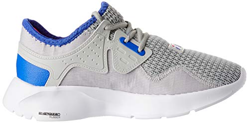 Tênis, Iconic, Fila, Feminino, Prata/Royal/Rosa Flúor, 40