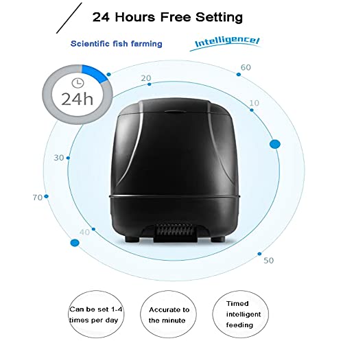 Automatic Fish Feeder Timer High Capacity Pond Fish Feeder Siutable For Outdoor #TOP3