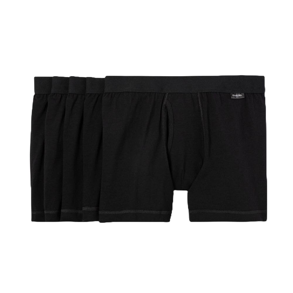 Goodfellow & Co Men's Woven Boxer Shorts 4pk -, Black, M