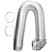 Builder's Best 011718 All Metal SAF-T Single Elbow Dryer Vent Duct Kit, UL Listed, 4" Diameter x 8' Length