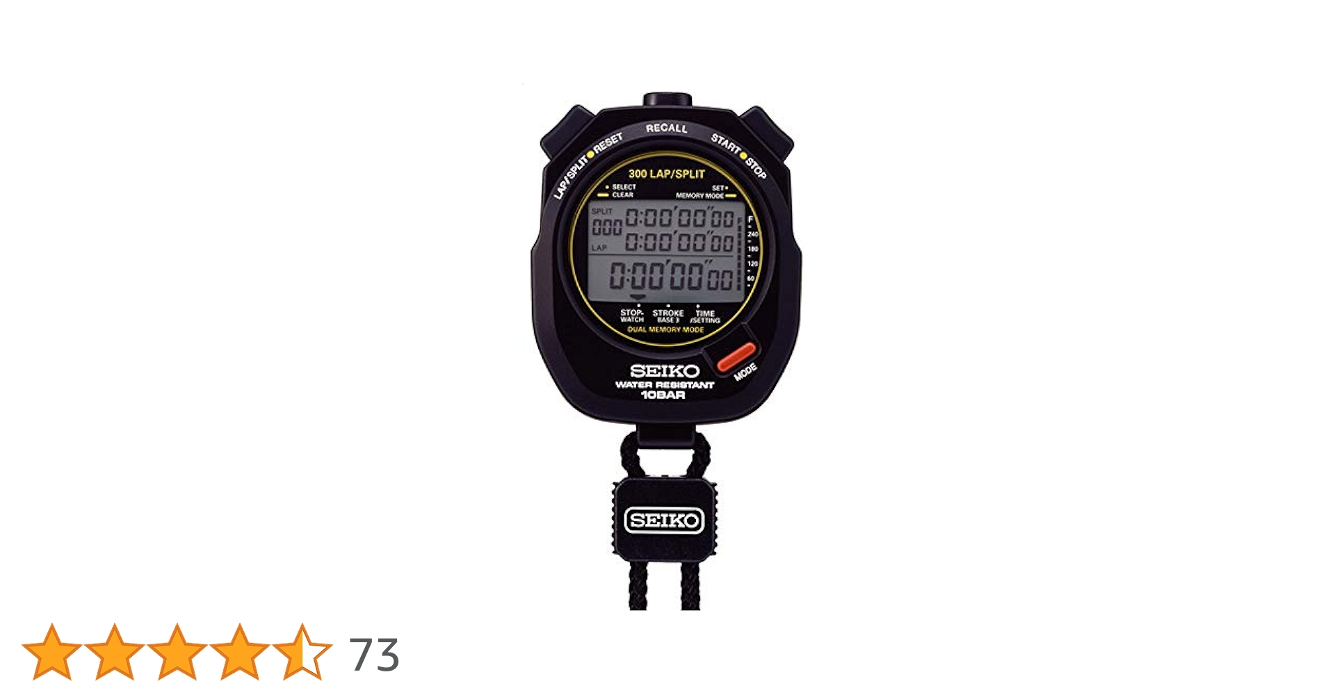 Amazon.co.jp: Seiko SVAS009 Stop Watch Swim Master. : Sports